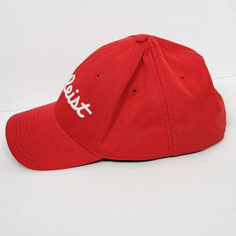TITLEIST Aberdeen Country Club Hat Cap Fitted Mens Large XL Red Golf New Era